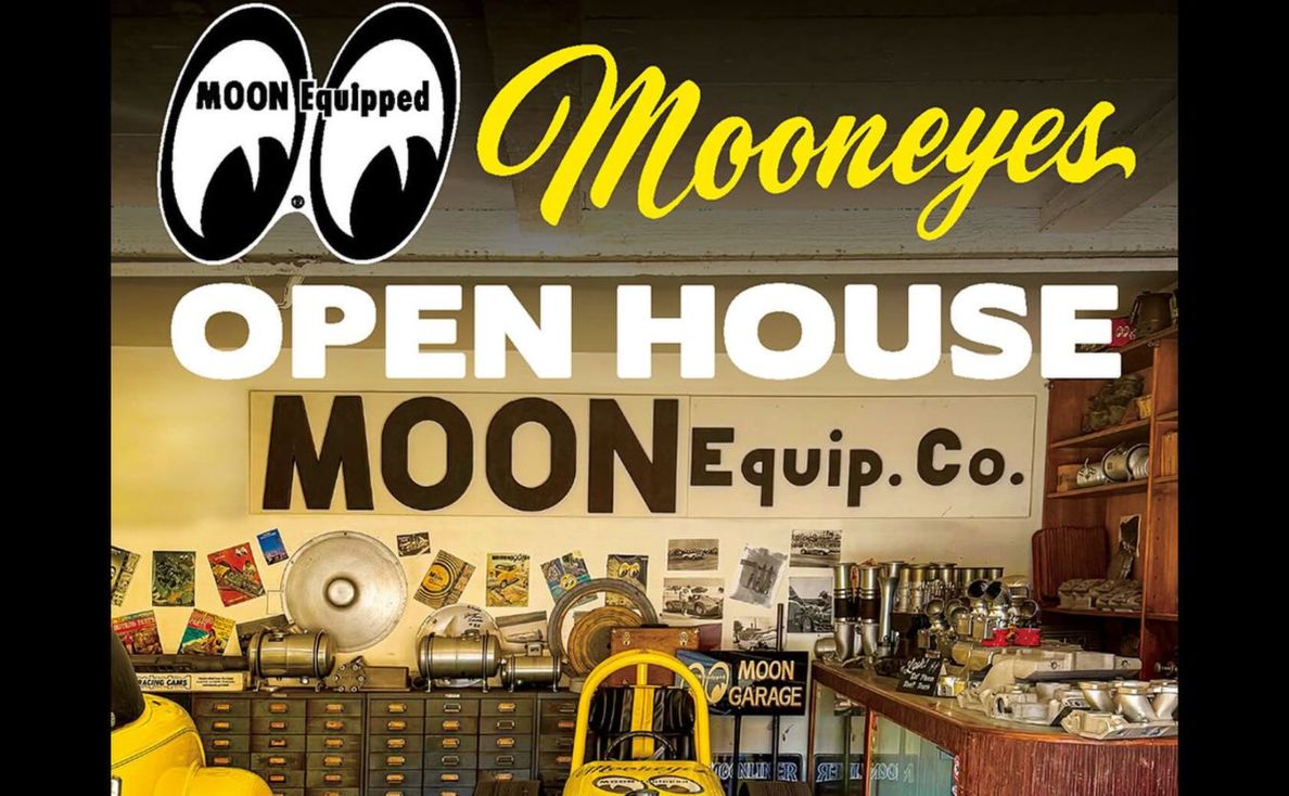 Mooneyes Open House Car Meet partial flyer July 2026
